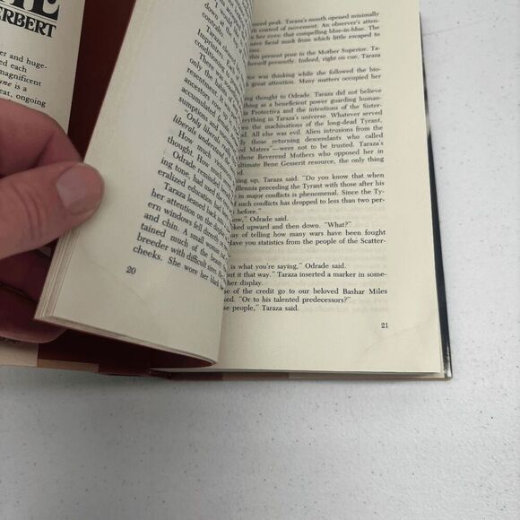 HERETICS OF DUNE By Frank Herbert 1984 1st Edition Hardcover Damaged Corner - Picture 9 of 14